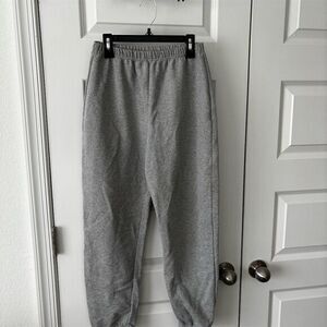 PrettyLittleThing Women's Gray Sweatpants Standard Size S Casual Elastic Waist